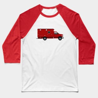 Red Los angeles privat ambulance Baseball T-Shirt